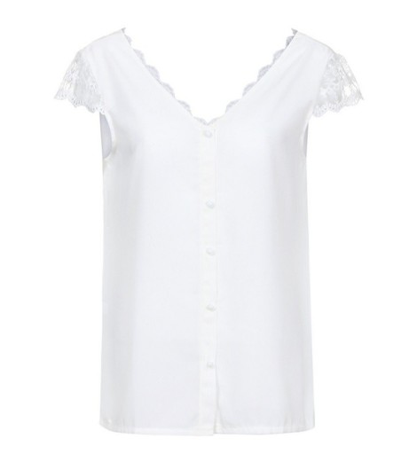 Blusa branca feminina