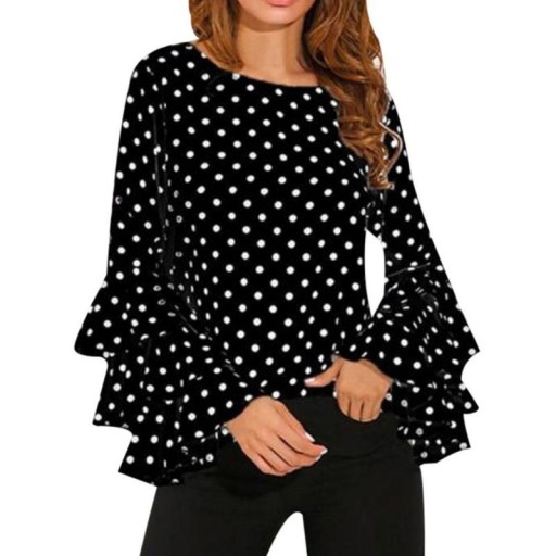 Blusa da donna a pois Jennifer