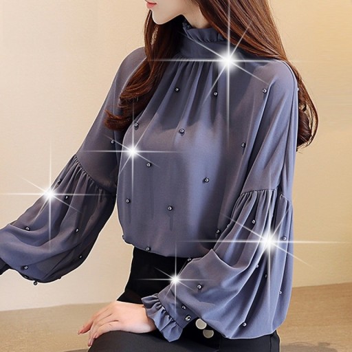 Blusa da donna con perle