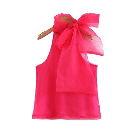 Blusa de lujo con lazo