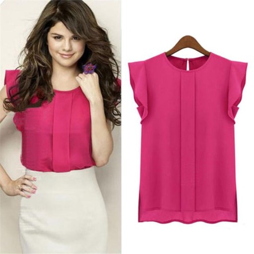 Blusa de mujer con mangas cortas