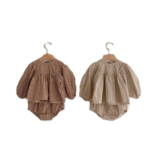 Blusa e calções para meninas L1343