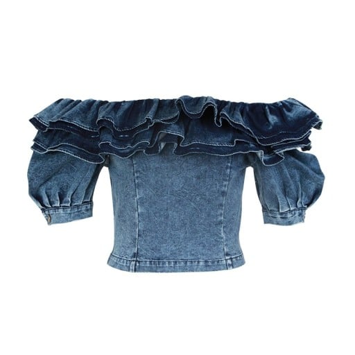 Bluză din denim pentru femei