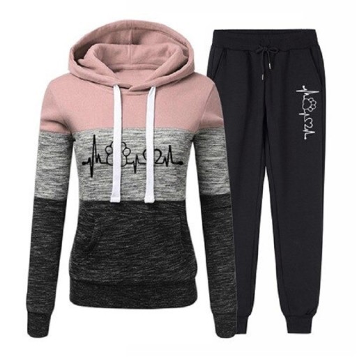 Bluza i spodnie dresowe damskie B886