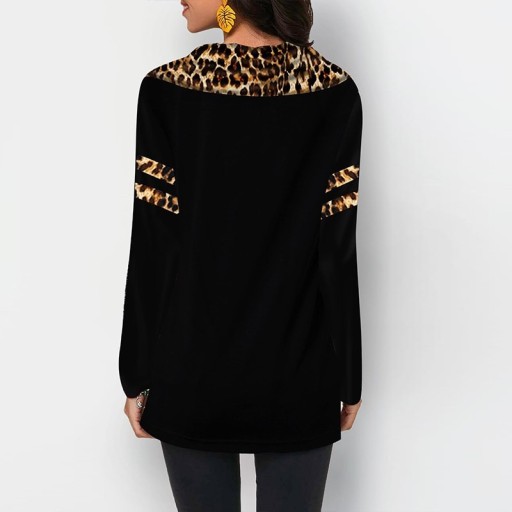 Bluză leopard pentru femei A1080