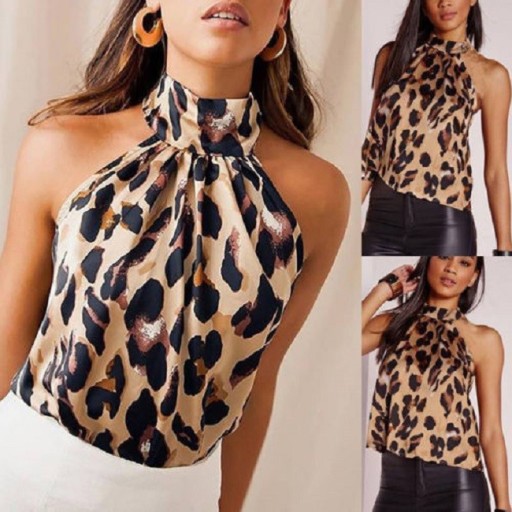 Bluză leopard pentru femei A160