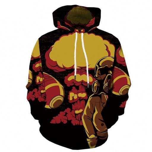 Bluza męska z czaszką F111