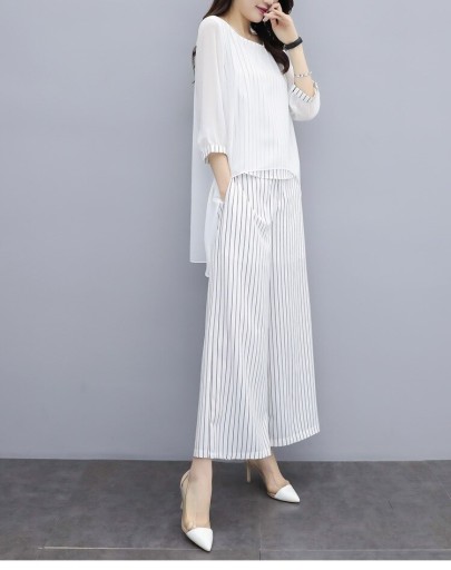 Bluză pentru femei cu mâneci lungi și pantaloni B1184