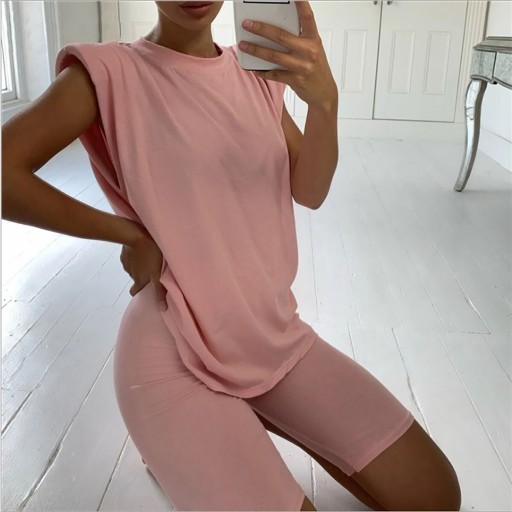 Bluză și pantaloni scurți pentru femei B1225