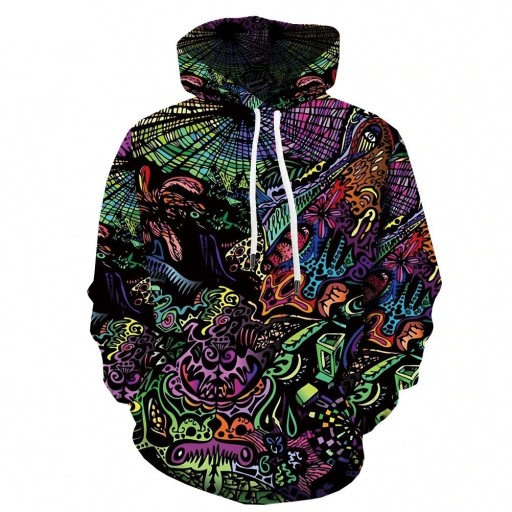 Bluza z nadrukiem 3D F155