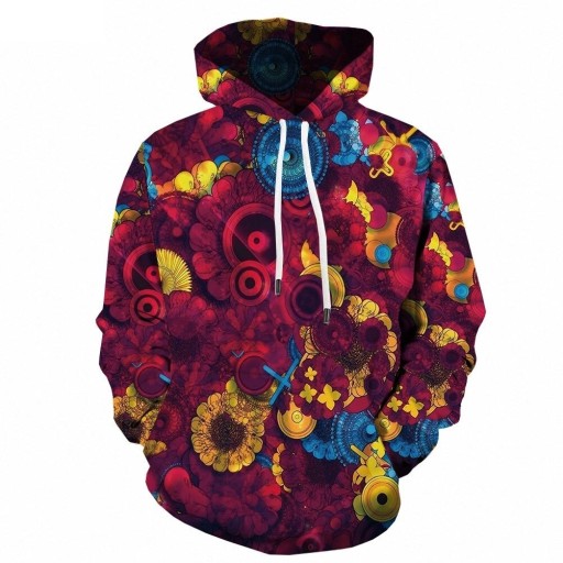 Bluza z nadrukiem 3D F155