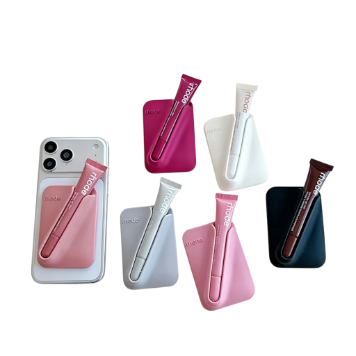 Błyszczyk do ust z peptydami 10 ml i magnetyczny uchwyt na telefon MagSafe Nawilżenie i zabarwienie ust Zestaw do noszenia ze sobą i codziennego użytku