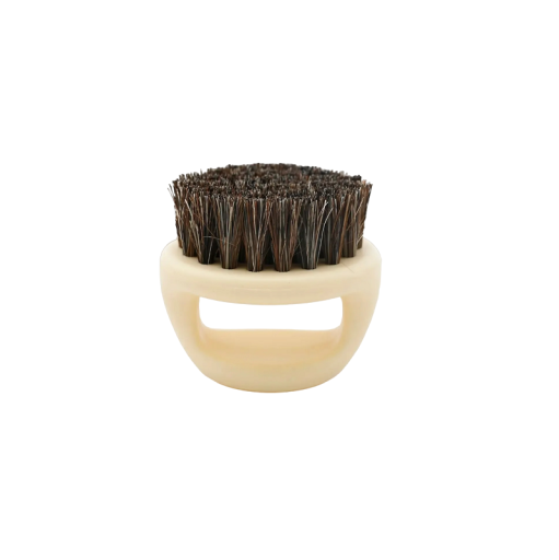 Boar Bristle Beard Brush Portabel skäggborste 6 x 5,3 cm