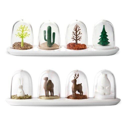 Bocaux à épices décoratifs 4 pièces