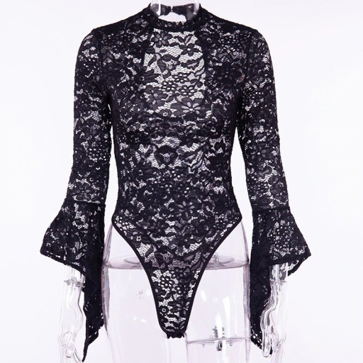 Body de renda feminino B693