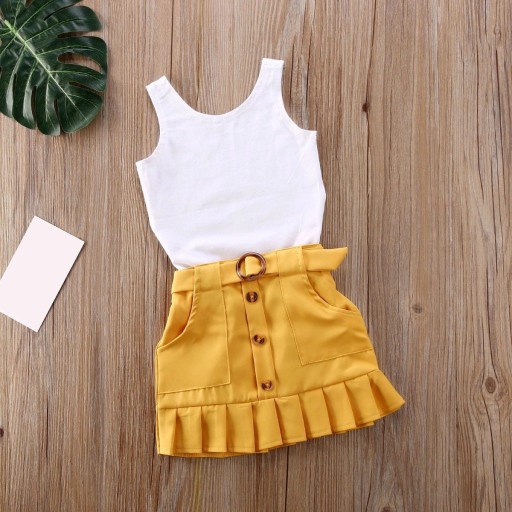 Body et jupe pour filles L1109