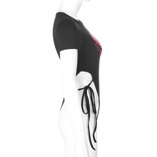 Body femme avec motif de dragon