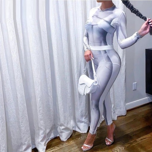 Body y pantalón de mujer B1156