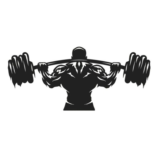 Bodybuilder auto sticker