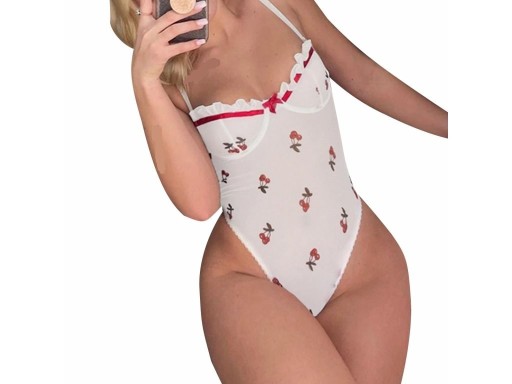 Bodysuit för kvinnor med spaghettiband B754