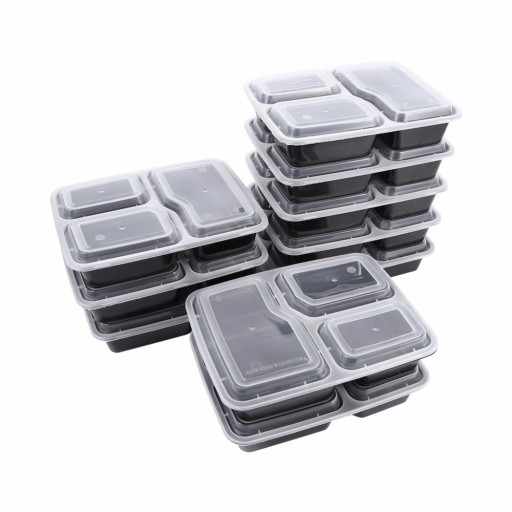 Boîte à déjeuner en plastique 10 pcs