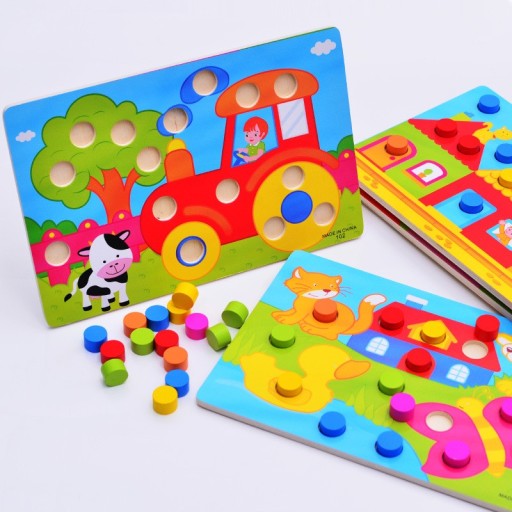 Boîte à formes animaux et cercles