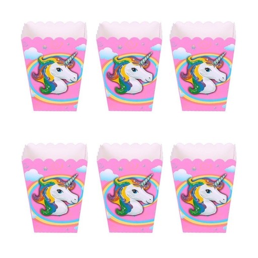 Boîte à popcorn 6 pcs