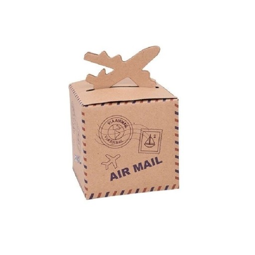 Boîte cadeau avec motif postal 20 pcs