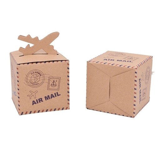 Boîte cadeau avec motif postal 20 pcs