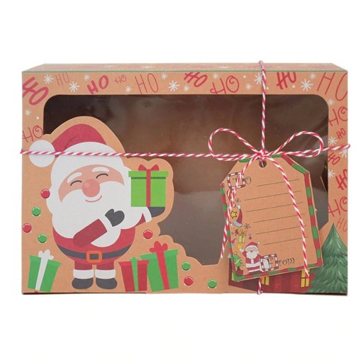 Boîte de Noël pour biscuits 9 pcs