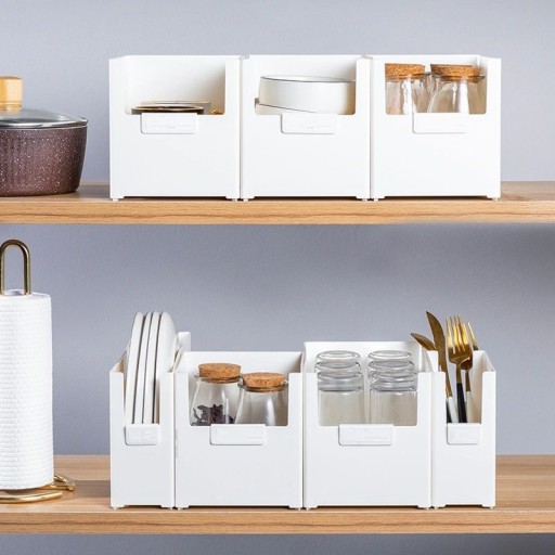 Boîte de rangement en plastique