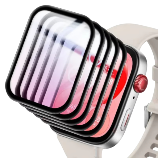 Böjda filmer set 5 st skyddande film för skärmen för Huawei Watch Fit 3 3D Ultra HD skärmskydd full täckning mot repor