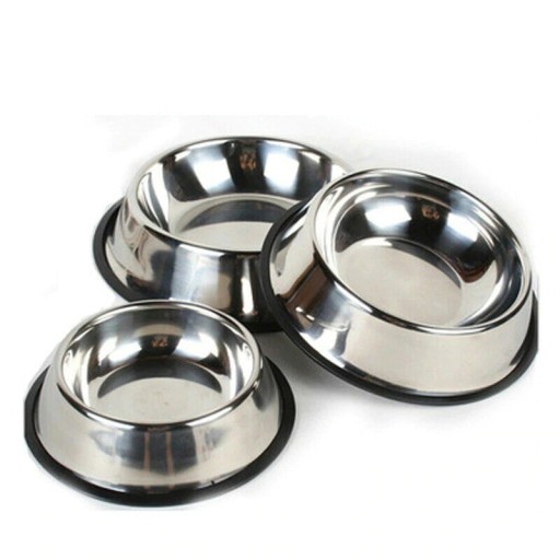 Bol en acier inoxydable pour chiens