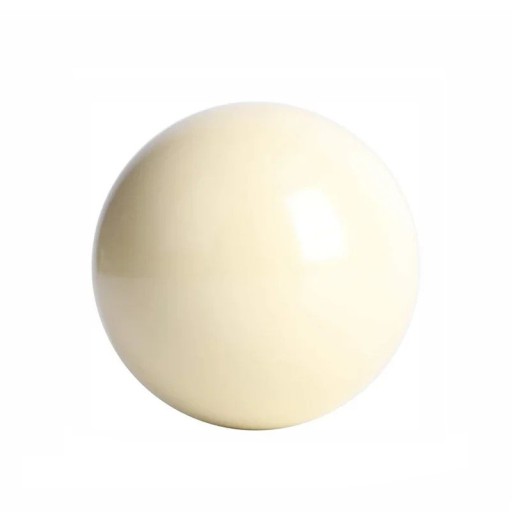 Bola blanca de billar de 52,5 mm para snooker bola de entrenamiento de repuesto de PE material resistente equipo de entrenamiento para billar y billiard