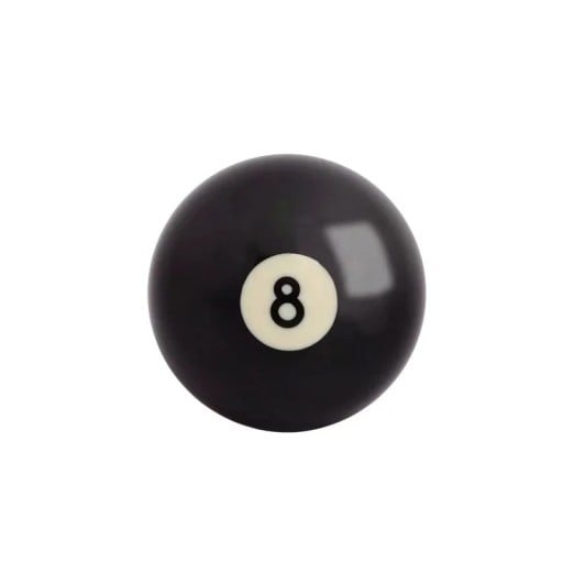 Bola negra de billar de 57,2 mm estándar negra 8 para snooker bola de entrenamiento de repuesto de material PE duradero equipo de billar