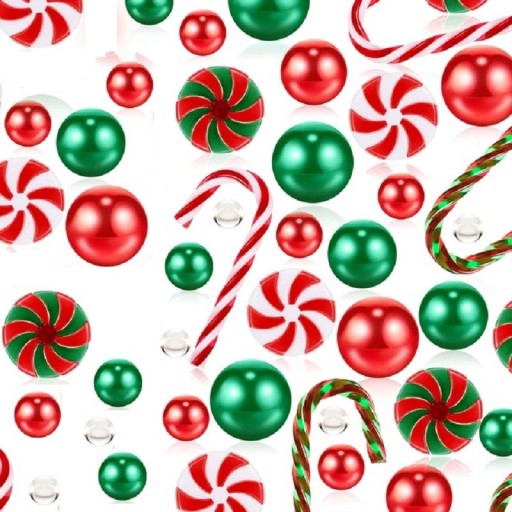 Bolas decorativas de Natal para vaso