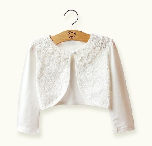 Boléro de mariée pour fille J1279