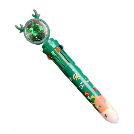 Bolígrafo navideño 10 colores
