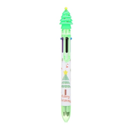 Bolígrafo navideño 6 colores