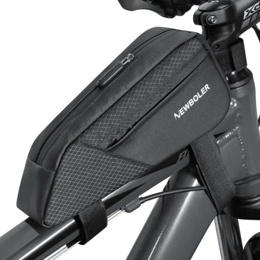 Bolsa de ciclismo para bicicleta 22 x 9 x 6 cm 1,2 l Bolsa reflectante negra impermeable Debajo del sillín Diseño práctico Espacio de almacenamiento para accesorios