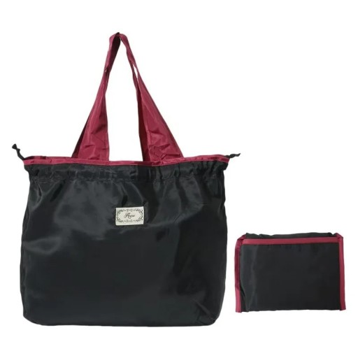 Bolsa de compra plegable de tela oxford impermeable 47 x 35 cm Bolso de hombro colorido con gran capacidad y cierre magnético