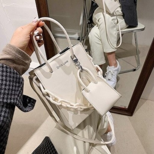 Bolsa de couro feminina M1390