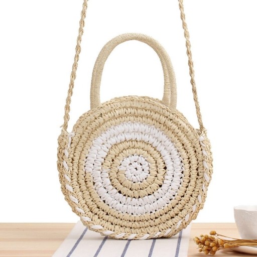 Bolsa de palha para senhora M1376