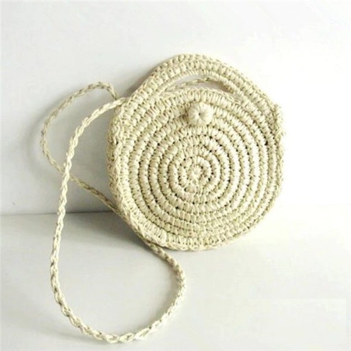 Bolsa de palha para senhora M808