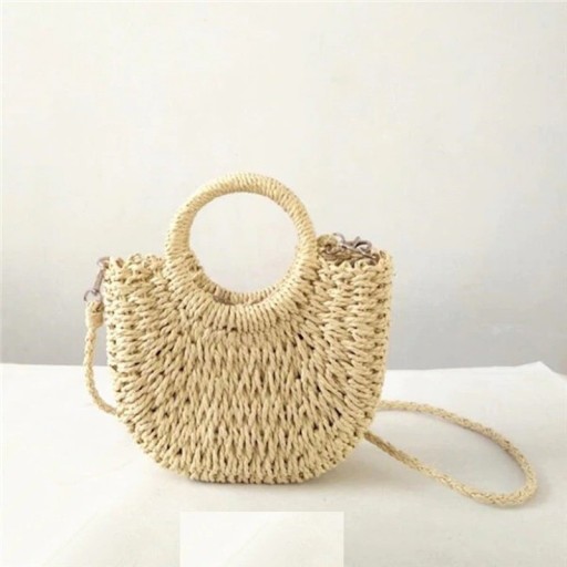 Bolsa de palha para senhora M809