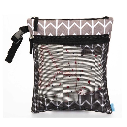 Bolsa de pañales con doble bolsillo