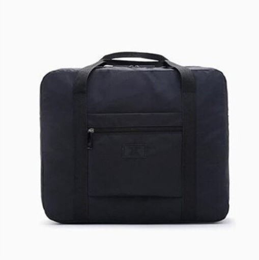 Bolsa de viagem feminina com alça para pega de mala Bolso frontal com fecho e duas alças Nylon 41 x 16,5 x 31 cm Para escapadas