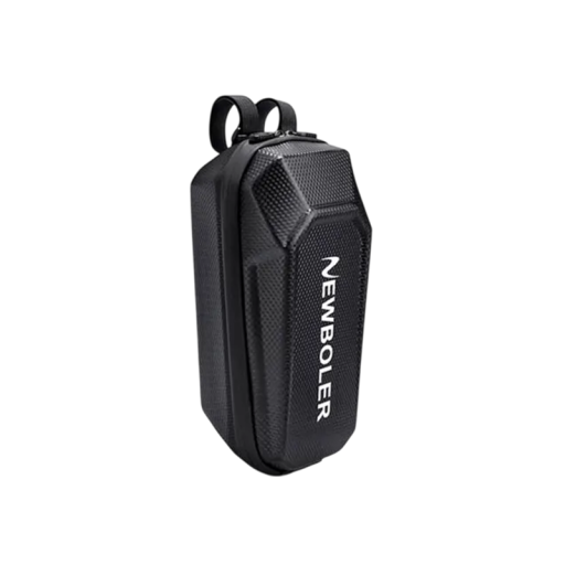 Bolsa delantera impermeable para patinete eléctrico 3L EVA+PU 25 x 11 x 8 cm con 4 correas de velcro Funda rígida para accesorios