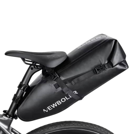 Bolsa impermeable para ciclismo, 65,5 x 35 cm, 13 l, de cuero, de gran capacidad, plegable, 51 x 17 x 13 cm, para viajes