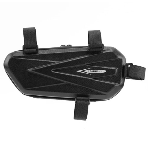 Bolsa rígida triangular direita para motociclo 265x120x70 mm Bolsa lateral à prova de água para bicicleta elétrica Saco suspenso EVA PU acessório universal